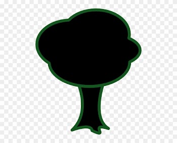 Black Tree Svg Clip Arts 504 X 600 Px - Black Tree Cartoon