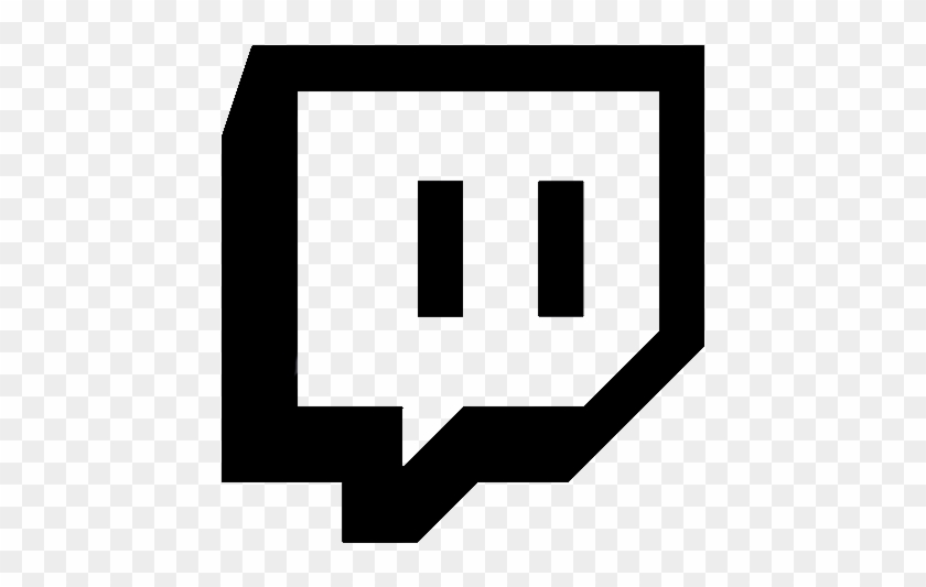 Black Twitch Logo Transparent