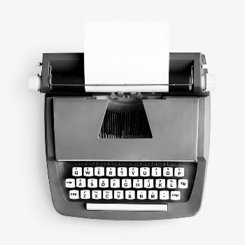 Black typewriter sticker, vintage object | Free PSD - rawpixel