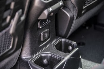 Black Vehicle Center Console