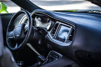 Black Vehicle Interior