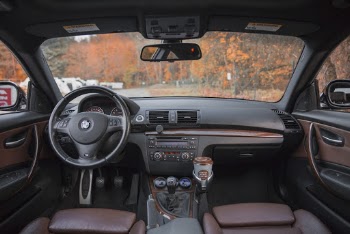 Black Vehicle Interior
