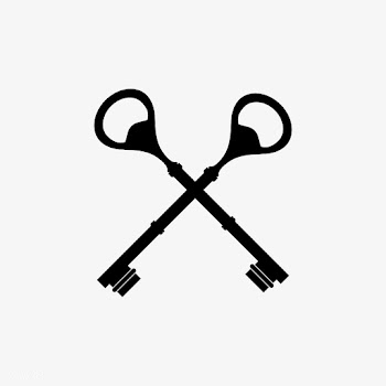 Black vintage crossed key vectors | Free stock vector - 543211