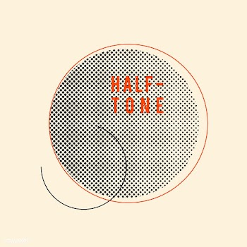 Black vintage halftone badge on beige backgro.. | Free stock vector - 542500