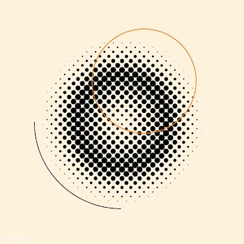 Black vintage halftone badge on beige backgro.. | Free stock vector - 542513