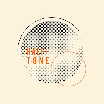 Black vintage halftone badge on beige backgro.. | Free stock vector - 542560