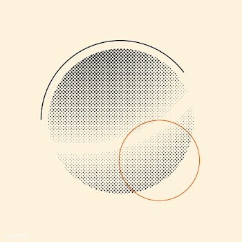 Black vintage halftone badge on beige backgro.. | Free stock vector - 542576
