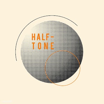 Black vintage halftone badge on beige backgro.. | Free stock vector - 542656