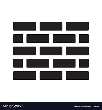 black wall icon or logo