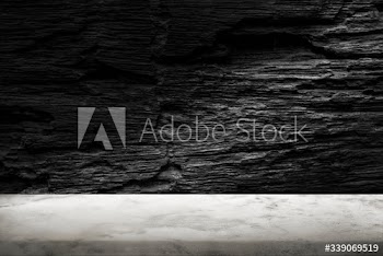 Black wall product background