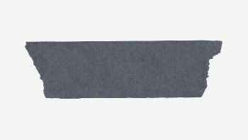 Black washi tape sticker, journal | Free PSD - rawpixel