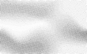 Black wave halftone background Free Vector