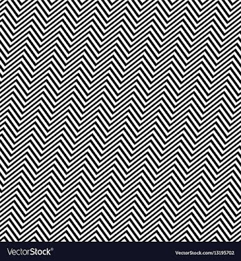 Black white angular seamless zig zag line pattern vector image
