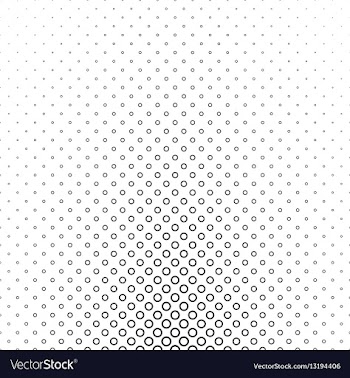 Black white circle pattern - background vector image