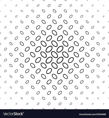 Black white diagonal ellipse pattern background vector image
