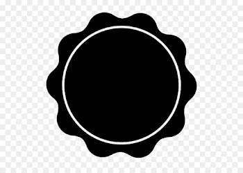 Black White M, Black M, Black, Circle PNG