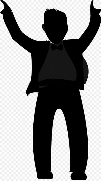 Black White M, Human Behavior, Finger, Silhouette, Standing PNG