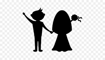 Black White M, Human Behavior, Logo, Silhouette, Love PNG