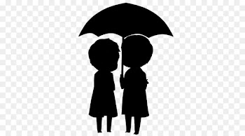 Black White M, Human Behavior, Male, Umbrella, Silhouette PNG