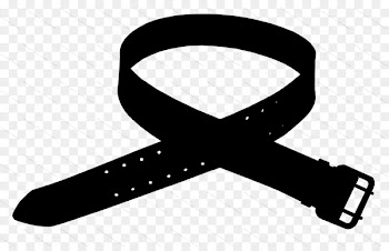 Black White M, Line, Belt, Black Belt PNG