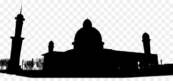 Black White M, Place Of Worship, Silhouette, Black PNG