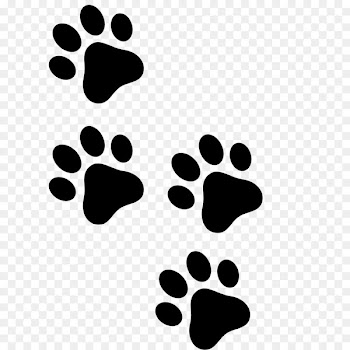 Black White M, Point, Line, Paw PNG