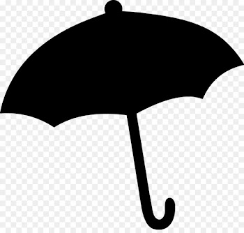 Black White M, Silhouette, Line, Umbrella, Blackandwhite PNG