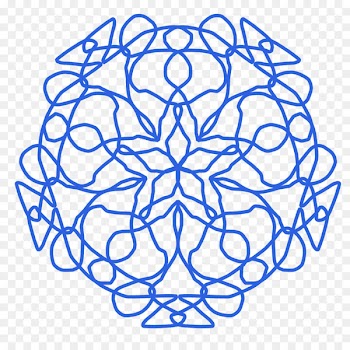 Black White M, Symmetry, Leaf, Blue, Line Art PNG