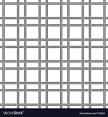 Black white seamless line pattern design vector image