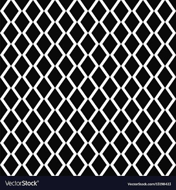 Black white seamless rhombus pattern background vector image