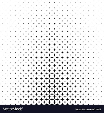Black white star pattern - abstract background vector image