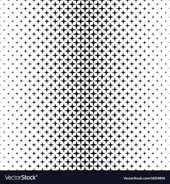 Black white star pattern - background graphic vector image