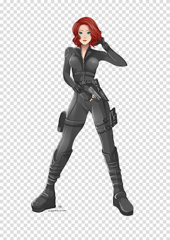Black Widow Animation Drawing Anime, Black Widow transparent background PNG clipart