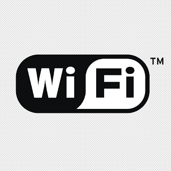 Black Wifi Logo PNG Transparent Image