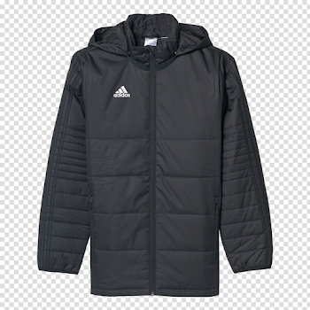Black Winter Jacket For Women PNG Background Image
