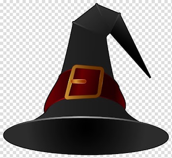 Black witch hat illustration, Witch hat Icon , Black Witch Hat transparent background PNG clipart
