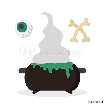 Black witch pot