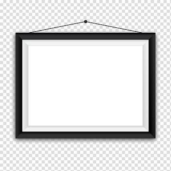 Black wooden frame , frame Euclidean , black frame transparent background PNG clipart