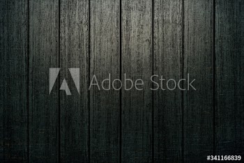 Black wooden wall