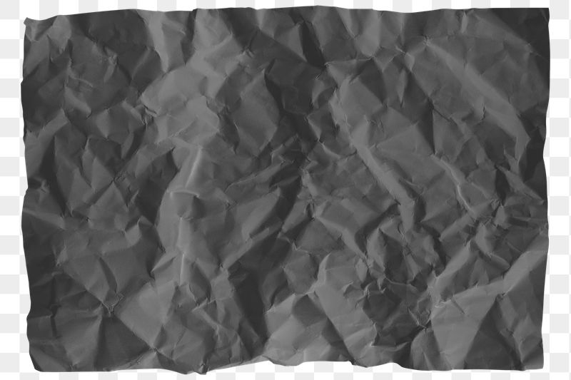 Black wrinkled paper png sticker, | Free PNG - rawpixel