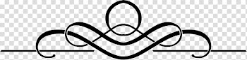 Black wrought , Line art , fancy line transparent background PNG clipart