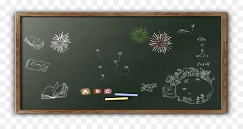 Blackboard Classroom - Blackboard chalk fireworks 