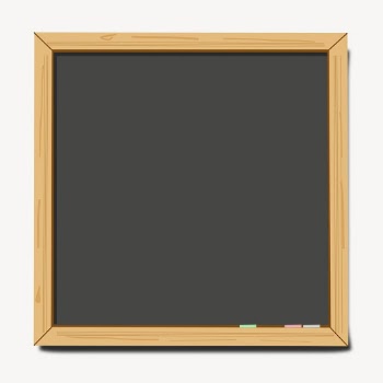 Blackboard collage element, stationery illustration | Free PSD - rawpixel