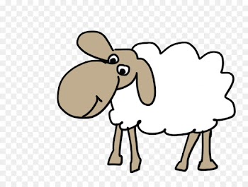 Blackhead Persian Sheep, Cartoon, Animated Cartoon, Sheep PNG