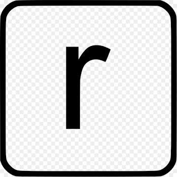 Blackletter Cursive Alphabet - lowercase r 