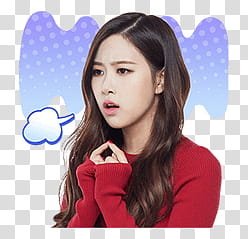 BLACKPINK Line, woman in blue sweater transparent background PNG clipart
