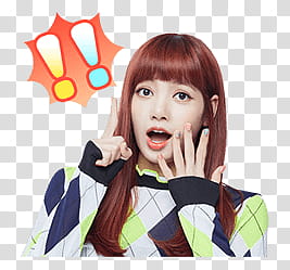 BLACKPINK Line, woman in blue, white, and green sweater transparent background PNG clipart