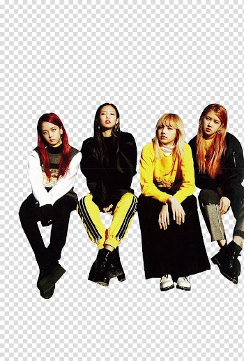 BLACKPINK , two woman and man holding balloons transparent background PNG clipart