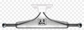 Blacks - Royal Inverted Kingpin Skateboard Trucks - Raw