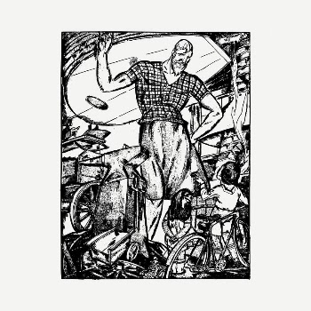 Blacksmith drawing, vintage illustration psd. | Free PSD - rawpixel